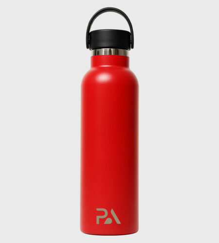 Pro-bottle - Borraccia termica, con rivestimento interno in ceramica, colore Rosso